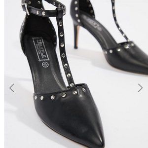 Truffle Collection Studded Pointed Heels